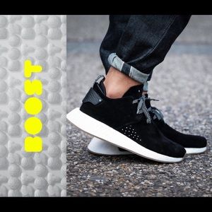 ADIDAS NMD C2 “BLACK SUEDE” sz 10.5